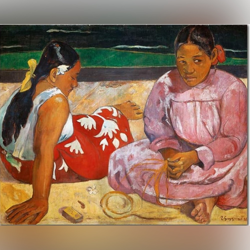 New Musee d’Orsay Gauguin Art Print Femmes de Tahiti ou Sur la Plage 1891